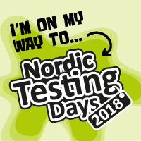Nordic Testing Days 2018 attending badge