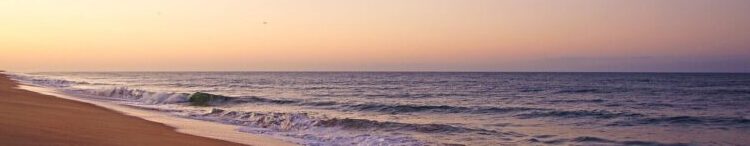 Quiet beach at dawn